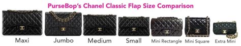 chanel flap measurement|Chanel flap size comparison.